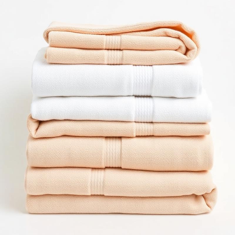 Toalhas de banho premium empilhadas